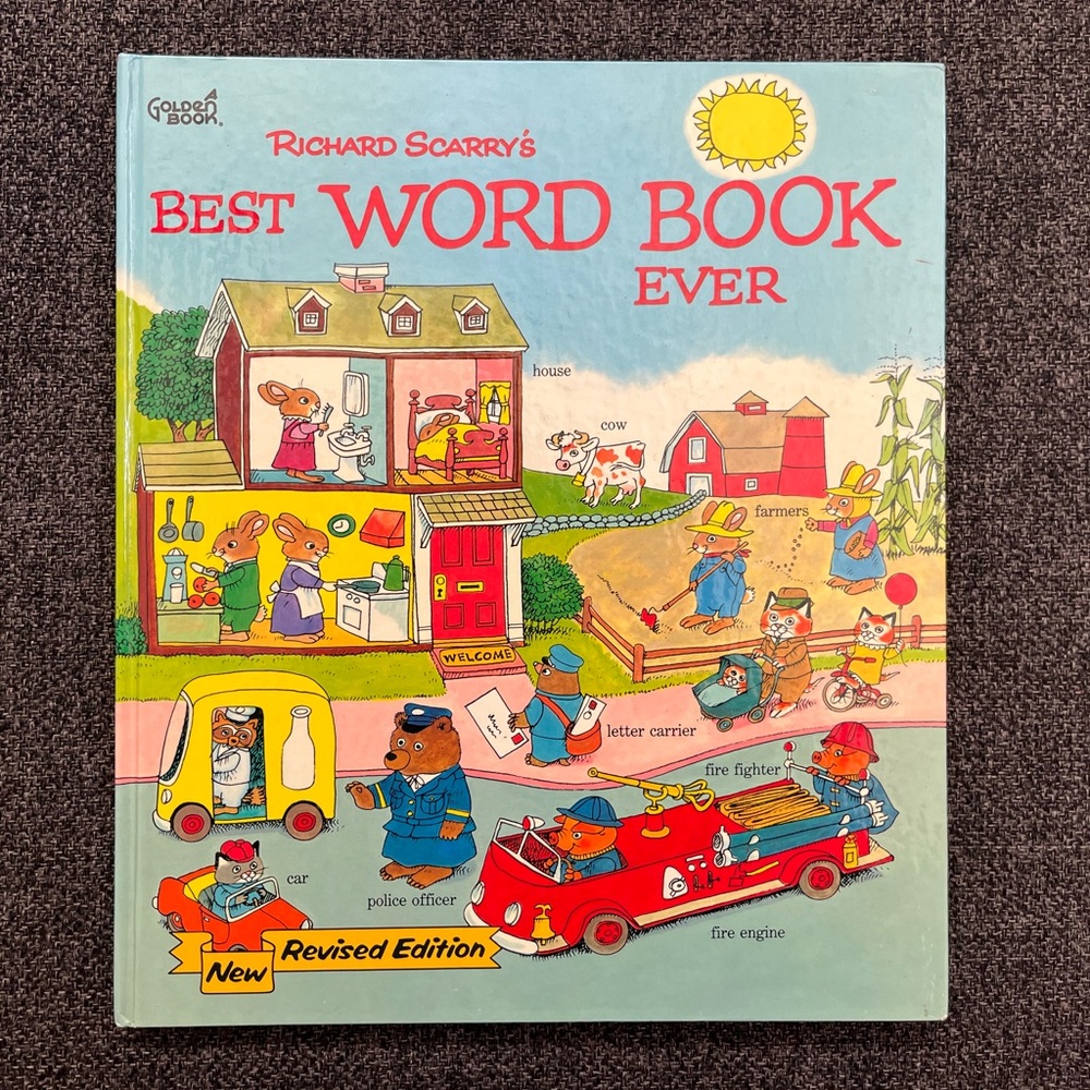 •1980 Richard Scarry’s Best Word Book Ever•